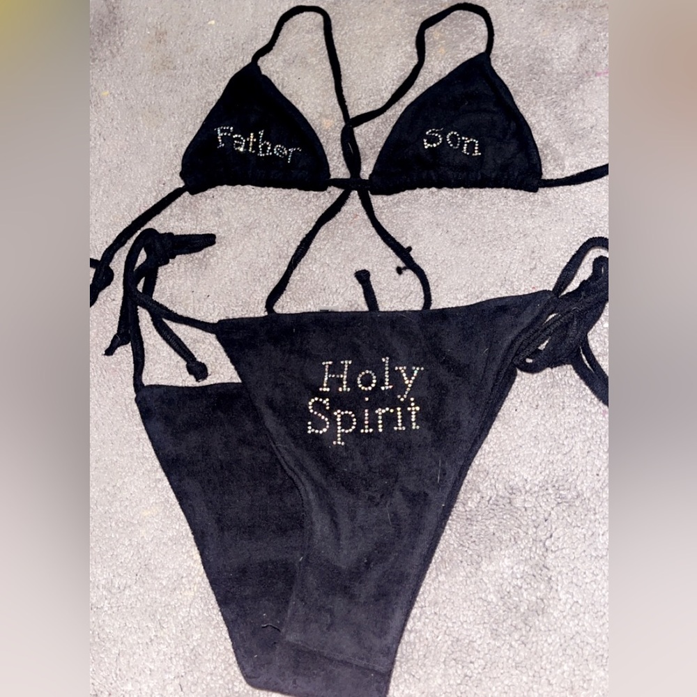 Black bathing suit